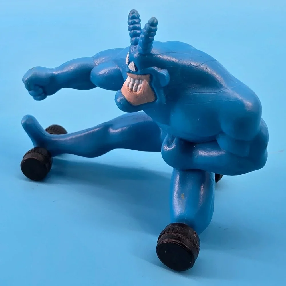 Vintage‎ 1995 The Tick Animated Series Burger King Promo Rolling Action Figure